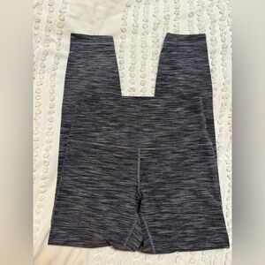 lululemon Align Black and Gray Striped Leggings